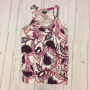 American Eagle Small Halter Top Floral Pink Purple